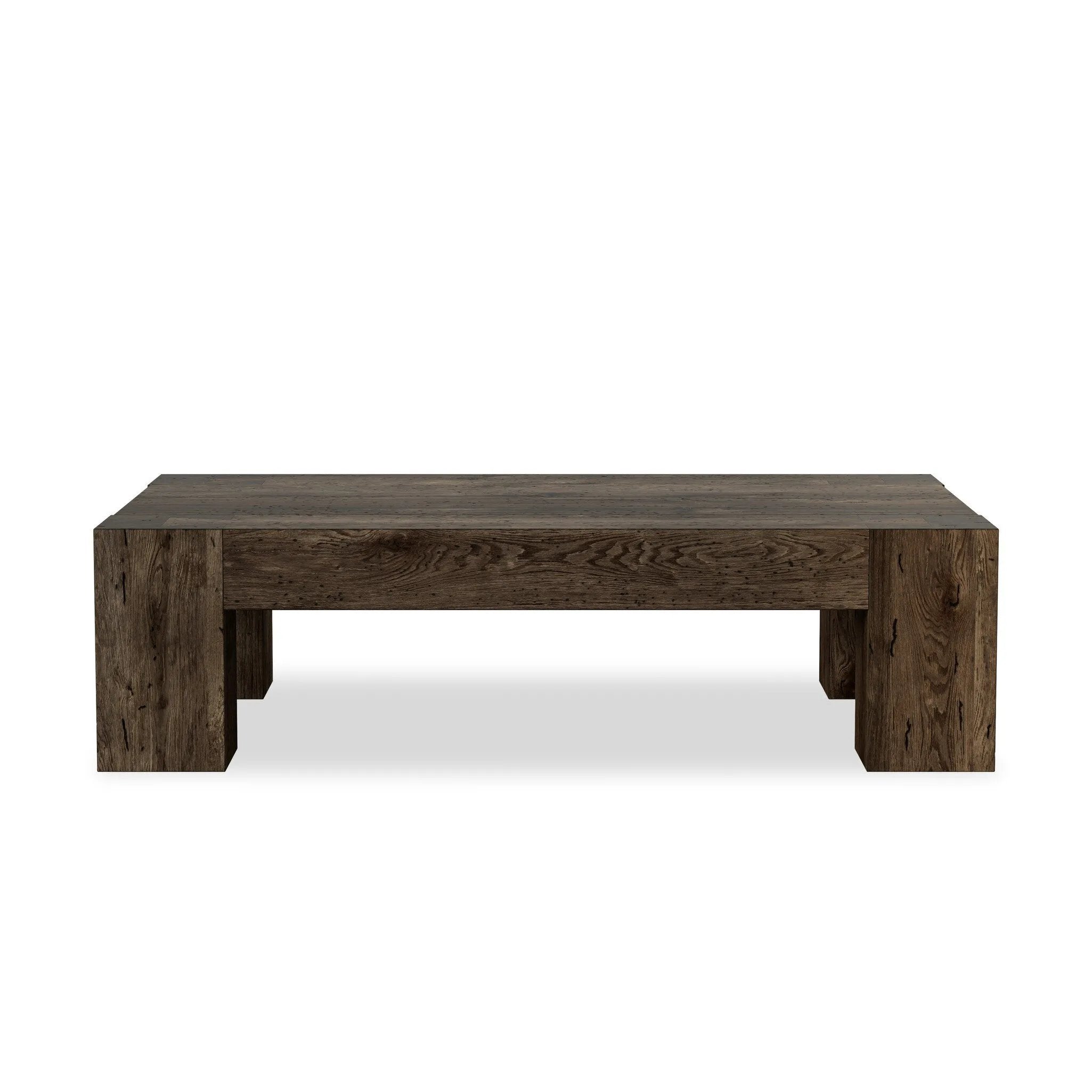 Made from thick-cut oak veneer with a rustic ebony finish, this large rectangular coffee table features chunky squared legs and dovetail joinery detailing.As fans of modern materials at Amethyst, we love the optimistic inspired Abaso Rectangular Coffee Table - Ebony Rustic Wormwood Oak. Amethyst Home provides interior design, new home construction design consulting, vintage area rugs, and lighting in the Salt Lake City metro area.