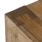 Featuring Abaso Rustic Wormwood Oak  End Table by Four Hands at Amethyst Home. Made from thick-cut oak veneer with a faux rustic finish made to emulate wormwood, this end table features chunky squared legs and dovetail joinery detailing.
Overall Dimensions: 22.5" L x 22.5 " W x 20.0" H
Materials: Thick Oak Veneer, Engineered HardwoodWeight: 39.86 lbs. Amethyst Home provides interior design, new home construction design consulting, vintage area rugs, and lighting in the Portland metro area.