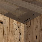 Made from thick-cut oak veneer with a faux rustic finish made to emulate wormwood, this low, large-scale sideboard features chunky squared legs and dovetail joinery detailing.As lovers of modern materials at Amethyst, we love the nature inspired Abaso Sideboard - Rustic Wormwood Oak. Amethyst Home provides interior design, new home construction design consulting, vintage area rugs, and lighting in the Austin metro area.