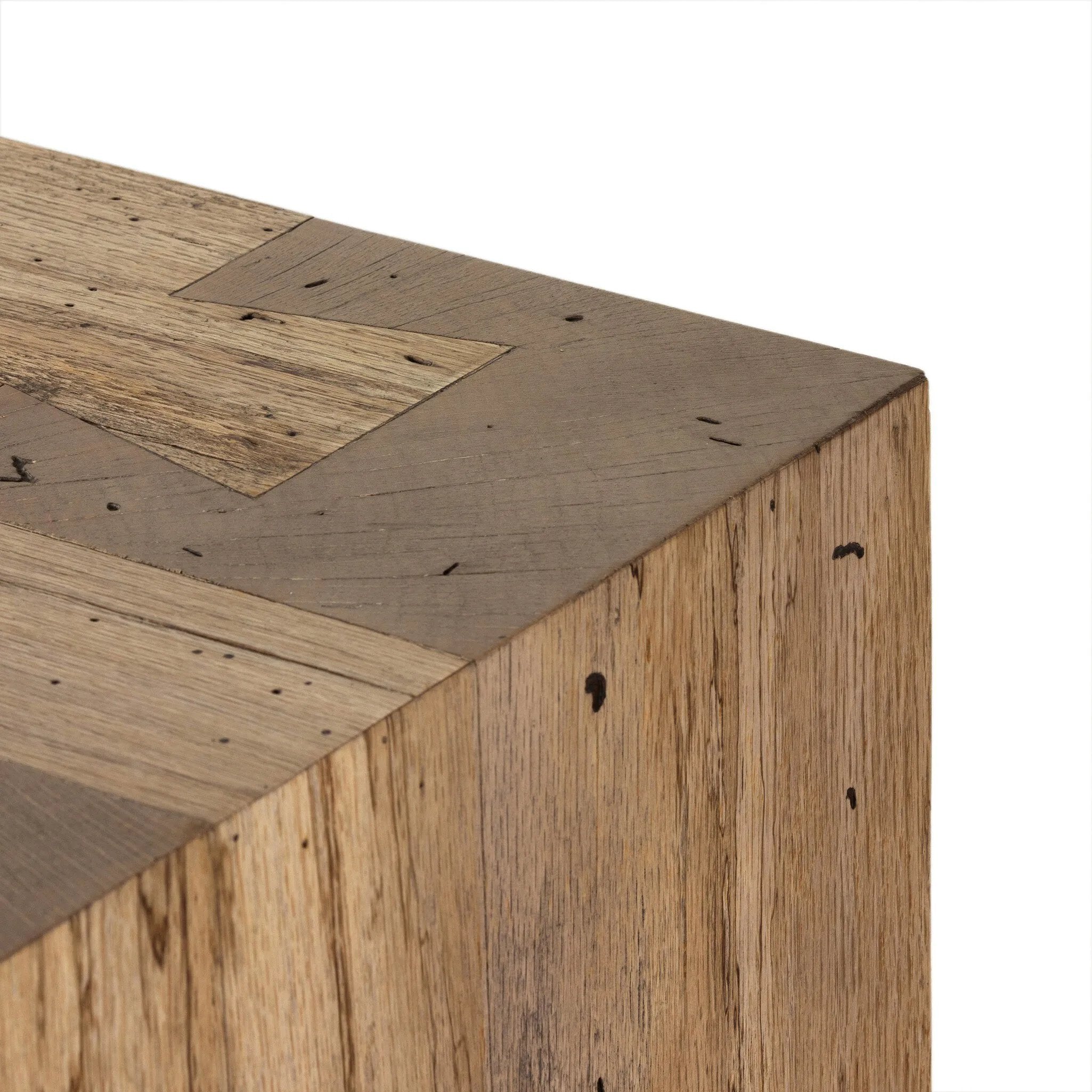 Made from thick-cut oak veneer with a faux rustic finish made to emulate wormwood, this low, large-scale sideboard features chunky squared legs and dovetail joinery detailing.As lovers of modern materials at Amethyst, we love the nature inspired Abaso Sideboard - Rustic Wormwood Oak. Amethyst Home provides interior design, new home construction design consulting, vintage area rugs, and lighting in the Laguna Beach metro area.