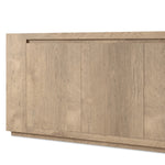 Made from thick-cut oak veneer with a faux rustic finish made to emulate wormwood oak, this low, large-scale sideboard features chunky squared legs and dovetail joinery detailing.As lovers of natural materials at Amethyst, we love the designer inspired Abaso Sideboard - Whitewash Rustic Wormwood Oak. Amethyst Home provides interior design, new home construction design consulting, vintage area rugs, and lighting in the Los Angeles metro area.