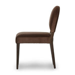 Featuring Abilene Sapphire Coco Dining Chair by Four Hands at Amethyst Home. A heritage design gets a modern twist. Simple tapered legs of warm oak mark this dining room chair's traditional form, while an arched seat back upholstered in light wool-blend upholstery updates this comfortable seating style.
Overall Dimensions: 20.50"w x 25.75"d x 35.75"hWeight. Amethyst Home provides interior design, new home construction design consulting, vintage area rugs, and lighting in the Alpharetta metro area.