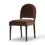 Featuring Abilene Sapphire Coco Dining Chair by Four Hands at Amethyst Home. A heritage design gets a modern twist. Simple tapered legs of warm oak mark this dining room chair's traditional form, while an arched seat back upholstered in light wool-blend upholstery updates this comfortable seating style.
Overall Dimensions: 20.50"w x 25.75"d x 35.75"hWeight. Amethyst Home provides interior design, new home construction design consulting, vintage area rugs, and lighting in the Scottsdale metro area.