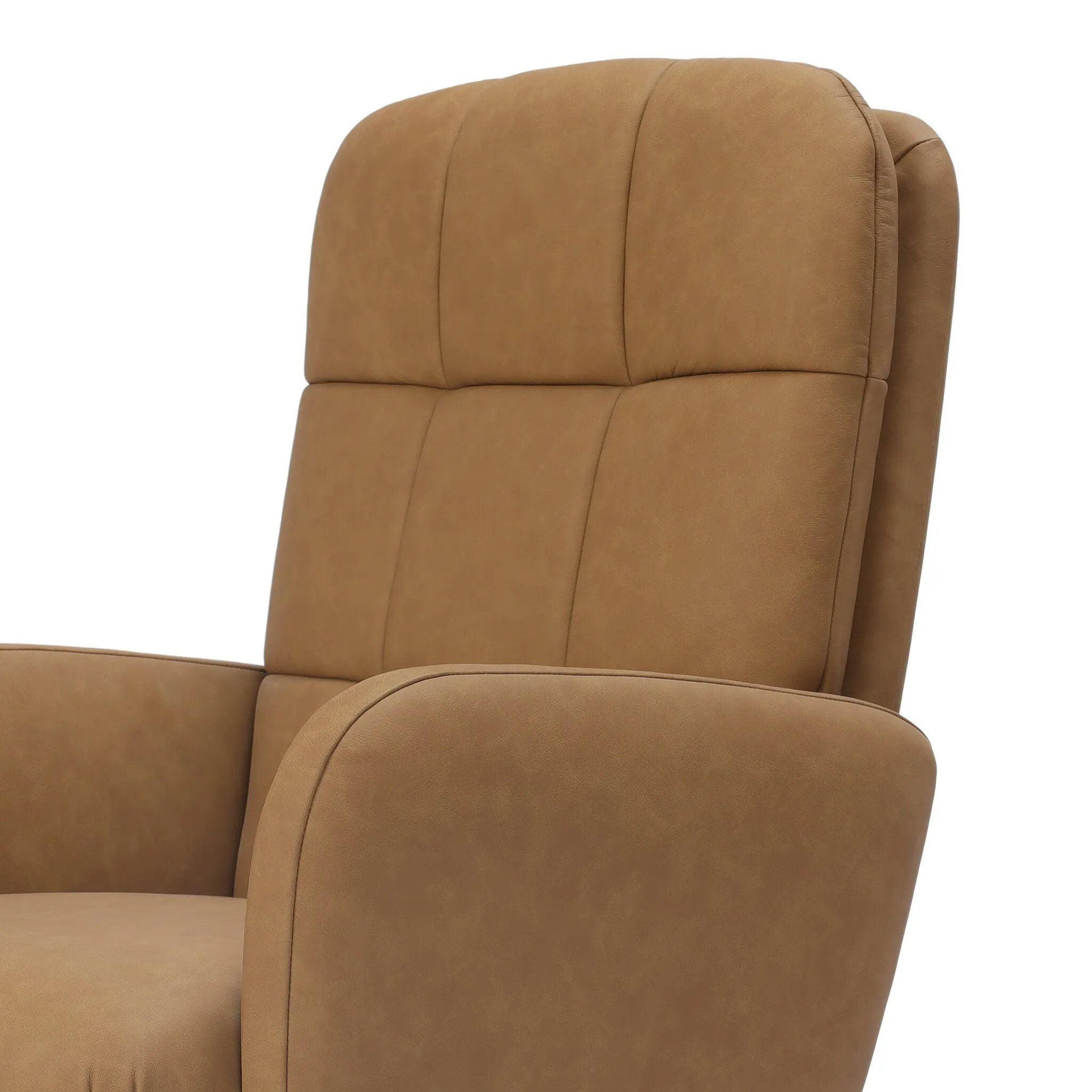 Plush top-grain leather and soft, rounded elements make for a comfortable sit. The oversized desk chair’s simplified tufting adds texture and visual movement to your office. A height-adjustable 360-degree swivel base with casters allows for easy accommodation. Amethyst Home provides interior design, new home construction design consulting, vintage area rugs, and lighting in the Park City metro area.