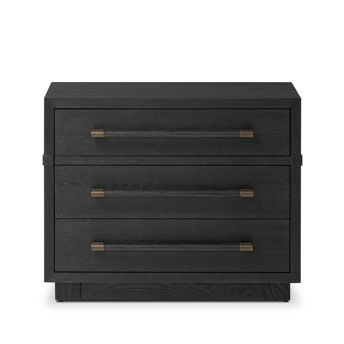 Adolfo Modern Black Ash Nightstand | shipping 08/26/2025