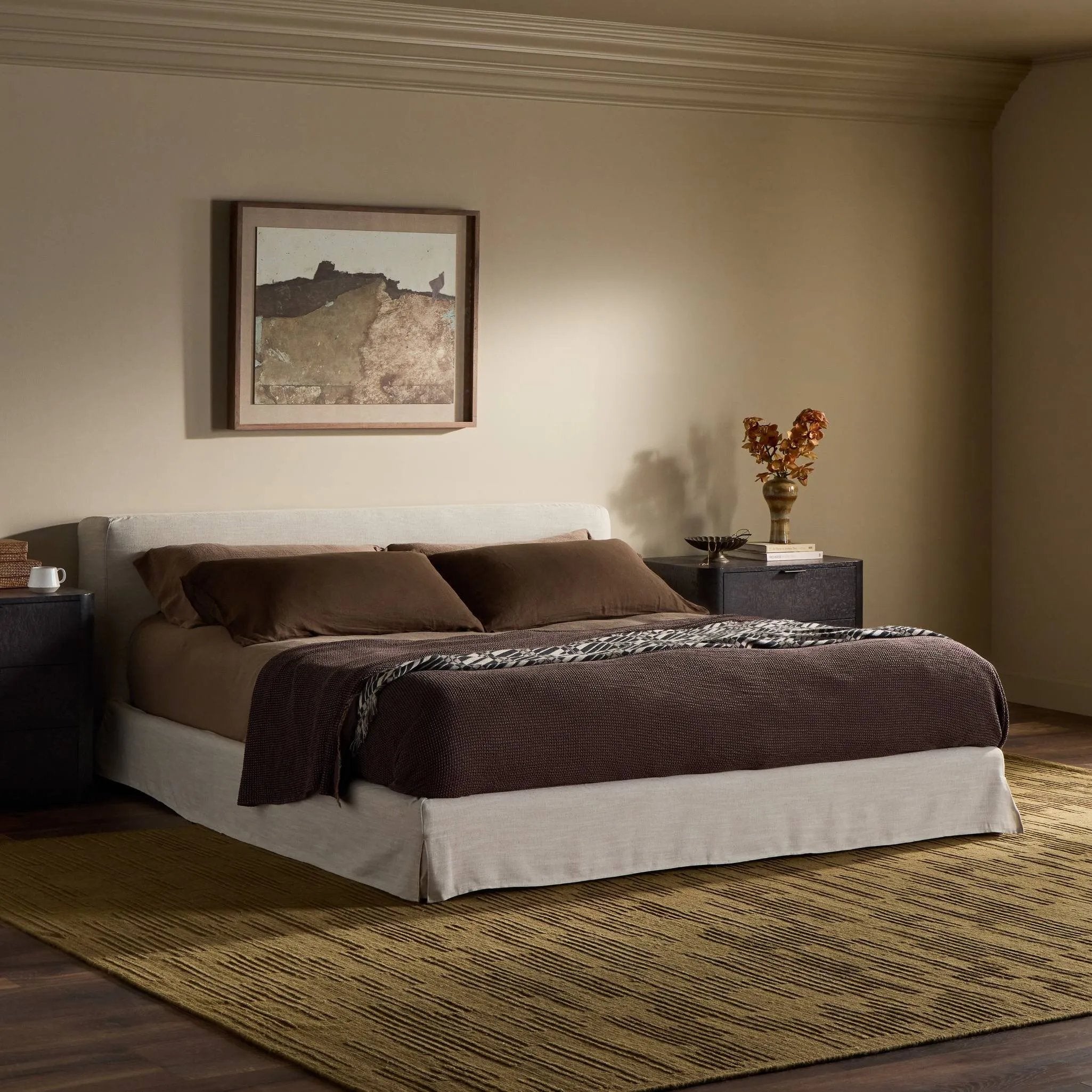 Aidan Slipcover Be Amethyst Home provides interior design, new home construction design consulting, vintage area rugs, and li