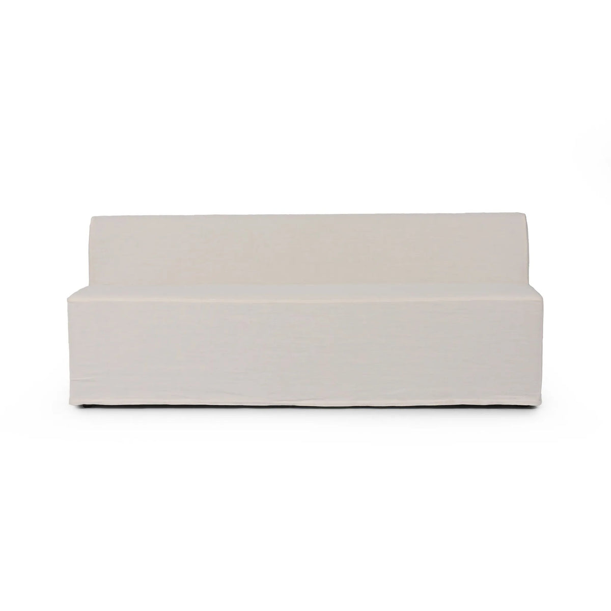 Ainsworth Broadway Snow Slipcover Dining Bench
