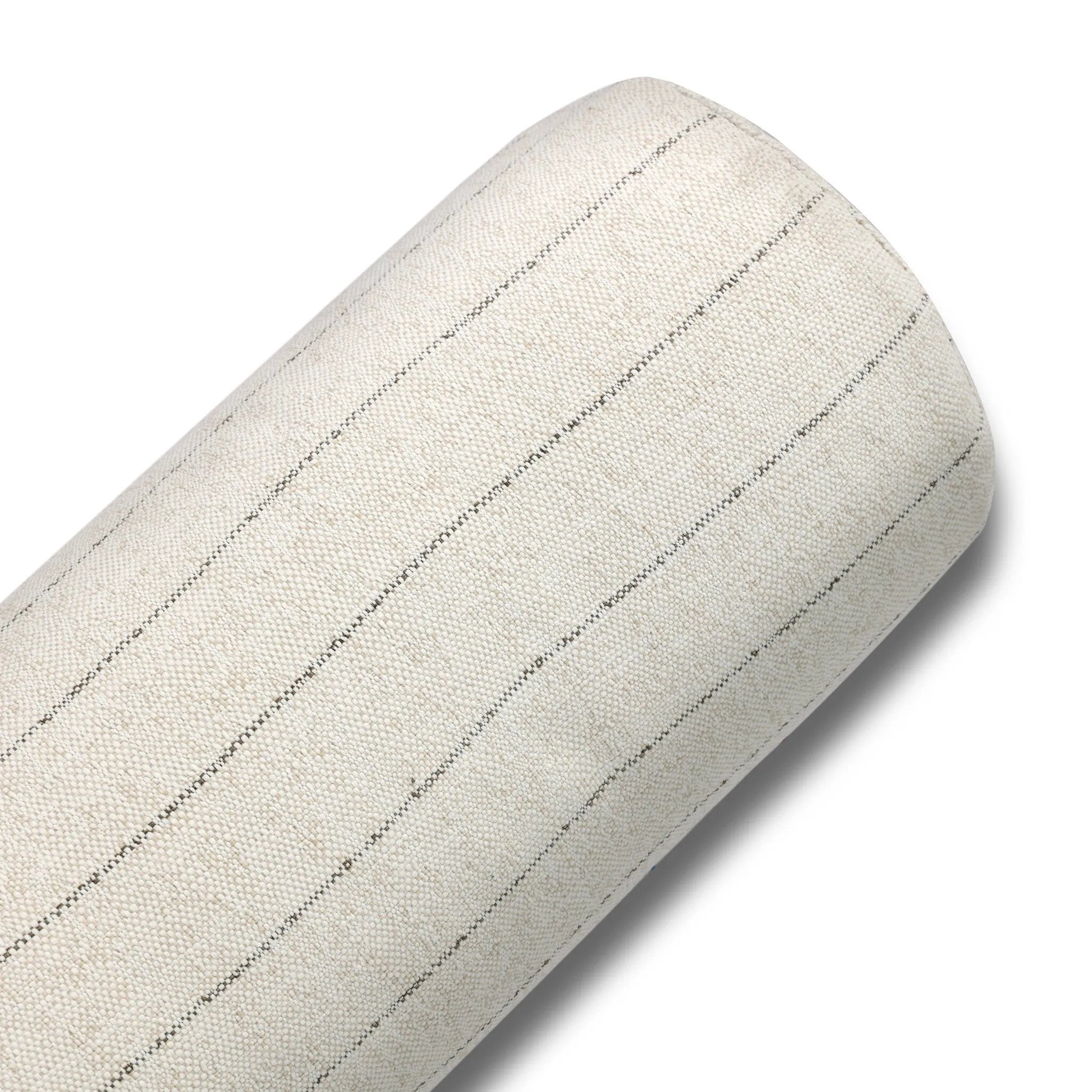 Breezy Italian linen with simple, tonal stripes add a hint of the Mediterranean to your outdoor setup. Cover or store the pillow cover inside during inclement weather and when not in use.As lovers of modern design at Amethyst, we love the warm modern inspired Aldama Outdoor Bolster Pillow - 20"x8". Amethyst Home provides interior design, new home construction design consulting, vintage area rugs, and lighting in the Des Moines metro area.