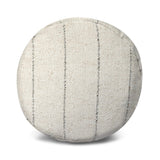 Breezy Italian linen with simple, tonal stripes add a hint of the Mediterranean to your outdoor setup. Cover or store the pillow cover inside during inclement weather and when not in use.As lovers of modern design at Amethyst, we love the warm modern inspired Aldama Outdoor Bolster Pillow - 20"x8". Amethyst Home provides interior design, new home construction design consulting, vintage area rugs, and lighting in the Kansas City metro area.