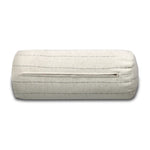 Breezy Italian linen with simple, tonal stripes add a hint of the Mediterranean to your outdoor setup. Cover or store the pillow cover inside during inclement weather and when not in use.As lovers of modern design at Amethyst, we love the warm modern inspired Aldama Outdoor Bolster Pillow - 20"x8". Amethyst Home provides interior design, new home construction design consulting, vintage area rugs, and lighting in the Park City metro area.