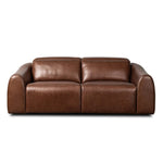 Introducing an Italian-inspired modern sectional with a suite of seating that reclines. Each seat has its very own reclining mechanism so that everyone can sit back and relax. Sectional features waterfall seating, curved arms, adjustable headrests, articulating footrests and rounded back corners. The concealed power motion adjusts comfort level. Amethyst Home provides interior design, new home construction design consulting, vintage area rugs, and lighting in the Houston metro area.