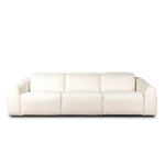 Introducing an Italian-inspired modern sectional with a suite of seating that reclines. Each seat has its very own reclining mechanism so that everyone can sit back and relax. Sectional features waterfall seating, curved arms, adjustable headrests, articulating footrests and rounded back corners. The concealed power motion adjusts comfort level. Amethyst Home provides interior design, new home construction design consulting, vintage area rugs, and lighting in the Laguna Beach metro area.