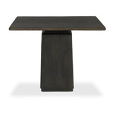 This bistro-sized outdoor table features a pedestal-style base with a reeded bronze finish, adding dimension that catches the light. Cover or store inside during inclement weather and when not in use.As enthusiasts of clean materials at Amethyst, we love the designer inspired Althea Outdoor Dining Table-38" - Textured Bronze Aluminum. Amethyst Home provides interior design, new home construction design consulting, vintage area rugs, and lighting in the Nashville metro area.