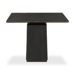 This bistro-sized outdoor table features a pedestal-style base with a reeded bronze finish, adding dimension that catches the light. Cover or store inside during inclement weather and when not in use.As enthusiasts of clean materials at Amethyst, we love the designer inspired Althea Outdoor Dining Table-38" - Textured Bronze Aluminum. Amethyst Home provides interior design, new home construction design consulting, vintage area rugs, and lighting in the Newport Beach metro area.