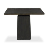 This bistro-sized outdoor table features a pedestal-style base with a reeded bronze finish, adding dimension that catches the light. Cover or store inside during inclement weather and when not in use.As enthusiasts of clean materials at Amethyst, we love the designer inspired Althea Outdoor Dining Table-38" - Textured Bronze Aluminum. Amethyst Home provides interior design, new home construction design consulting, vintage area rugs, and lighting in the Newport Beach metro area.