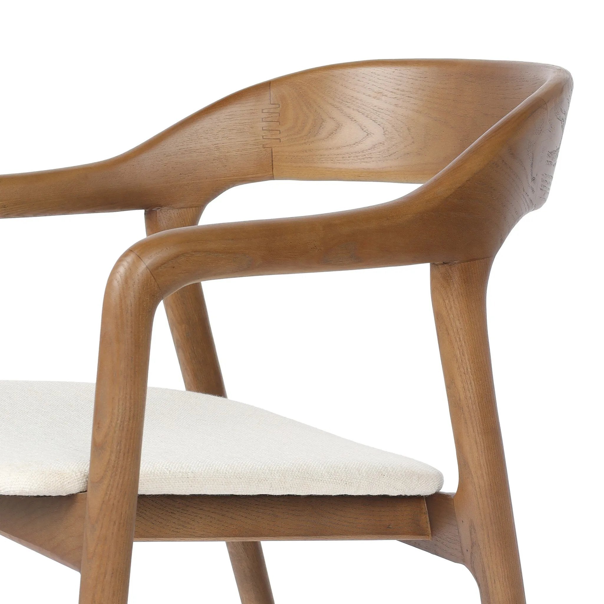 Make it monochromatic. Inspired by simple Scandinavian styling, solid ash forms a shapely open frame for top-grain leather seating Amethyst Home provides interior design, new home construction design consulting, vintage area rugs, and lighting in the Boston metro area.
