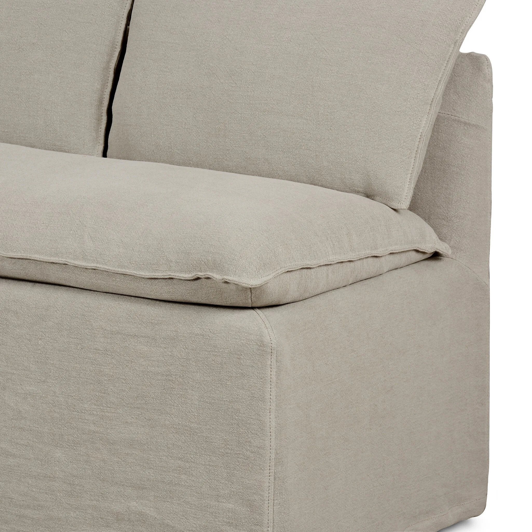 Featuring Andre Broadway Stone Slipcover Dining Banquette by Four Hands at Amethyst Home. The Andre Dining Banquette combines elegant design with comfortable seating. Its Broadway Stone slipcover adds a touch of sophistication and can easily be removed for cleaning. Perfect for hosting guests or family meals.
Overall Dimensions: 80.0" L x 104.0 " W x 33.5" H
C. Amethyst Home provides interior design, new home construction design consulting, vintage area rugs, and lighting in the Austin metro area.