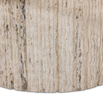 Classic — and classy. This rectangular coffee table is made from white travertine with tessellated columns, for a Greco-Roman look that elevates any living space it's styled in.As fans of natural materials at Amethyst, we love the designer inspired Angelo Coffee Table. Amethyst Home provides interior design, new home construction design consulting, vintage area rugs, and lighting in the Newport Beach metro area.