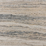Classic — and classy. This rectangular coffee table is made from white travertine with tessellated columns, for a Greco-Roman look that elevates any living space it's styled in.As fans of natural materials at Amethyst, we love the designer inspired Angelo Coffee Table. Amethyst Home provides interior design, new home construction design consulting, vintage area rugs, and lighting in the San Diego metro area.