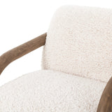 Featuring Aniston Andes Natural Chaise by Four Hands at Amethyst Home. This versatile accent chaise is upholstered in a faux Mongolian shearling with a textural high pile. A contrasting, chunky parawood frame hugs the seat and is wire-brushed for a warm, vintage feel.
Overall Dimensions: 65.0" L x 33.5 " W x 32.0" H
Collection: KensingtonColors: Andes Natural. Amethyst Home provides interior design, new home construction design consulting, vintage area rugs, and lighting in the Seattle metro area.