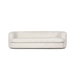 Featuring Clarissa Sofa by Four Hands at Amethyst Home. Organic curves with a dreamy French inspired boucle fabric -- the Clarissa sofa is an Amethyst favorite.  The sleek single seat cushion with firm back provides luxe comfort.
Overall Dimensions: 95.00"w x 37.50"d x 27.50"hWeight : 131.39 lbMaterials : 47% Polyester, 18% Viscose, 30% Acrylic, 5% Linen. Amethyst Home provides interior design, new home construction design consulting, vintage area rugs, and lighting in the Laguna Beach metro area.