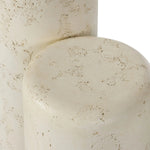Minimalist design with a soft bullnose edge detail softens a pair of cylindrical pedestals, grounded by aged white concrete that's rich in texture.As lovers of modern style at Amethyst, we love the warm modern inspired Arati Pedestal Set - Aged White Concrete. Amethyst Home provides interior design, new home construction design consulting, vintage area rugs, and lighting in the Salt Lake City metro area.