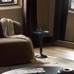 Style this small-scale end table next to any accent chair for a handy extra surface for your favorite drink or book. Made fro