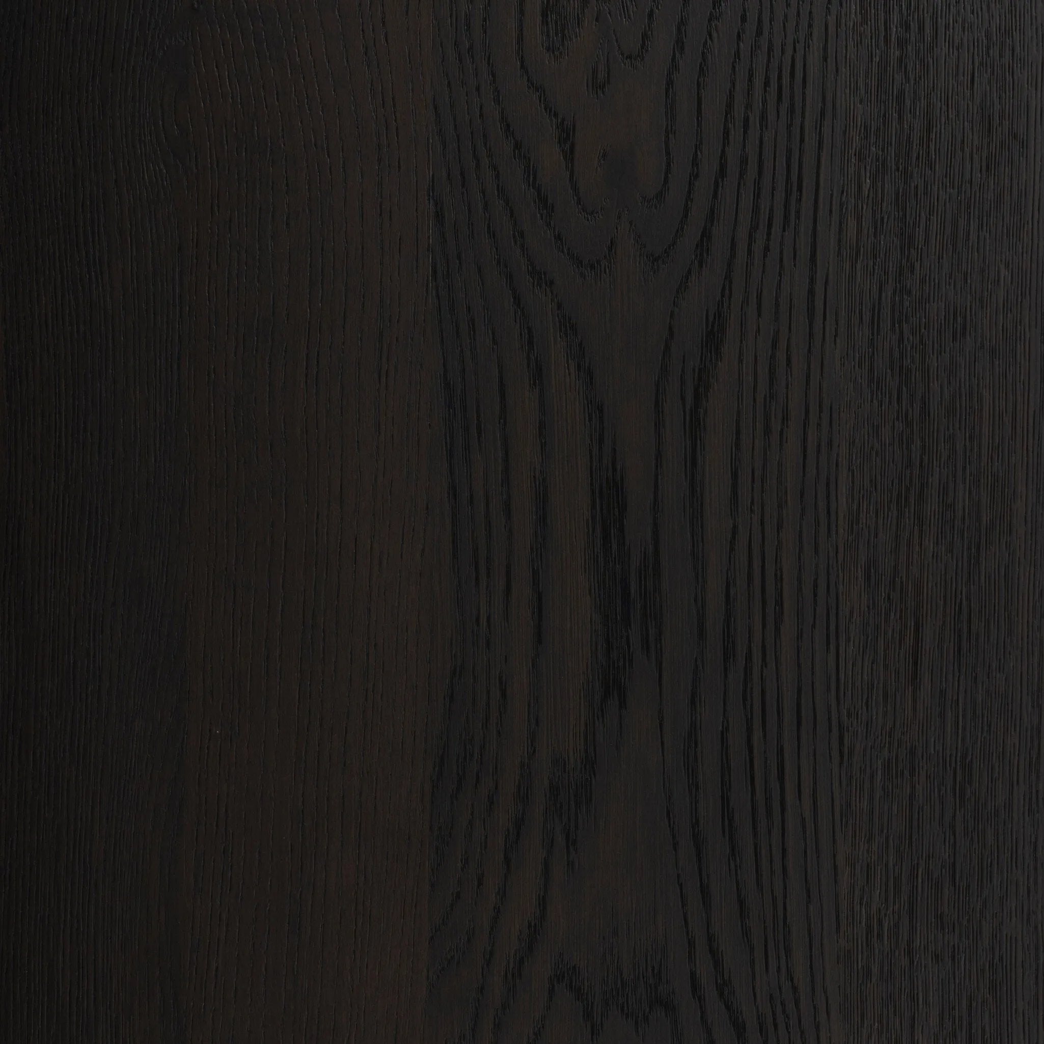 Espresso-finished oak casing pairs with two coffee-colored iron door fronts, for an intriguing material mix. With bullnose waterfall framing and offset metal hardware, this compact cabinet offers an elevated industrial look to your living space. Slighter scale perfect for smaller spaces. Amethyst Home provides interior design, new home construction design consulting, vintage area rugs, and lighting in the Seattle metro area.