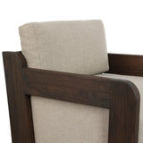 This outdoor swivel chair with a 360 base plays with an angular silhouette, mirrored in the open FSC®-certified teak frame. Cutout details on the arms and back add visual intrigue that highlights the deep seat cushion. Cover or store inside during inclement weather and when not in use. Amethyst Home provides interior design, new home construction design consulting, vintage area rugs, and lighting in the Park City metro area.