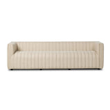 A dramatically channeled outdoor sofa with subtly textured upholstery for a clean, inviting look. Cover or store indoors during inclement weather and when not in use Amethyst Home provides interior design, new home construction design consulting, vintage area rugs, and lighting in the Scottsdale metro area.