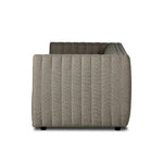 Featuring Augustine Casa Grey Outdoor Sofa-97" by Four Hands at Amethyst Home. A dramatically channeled outdoor sofa with subtly textured upholstery for a clean, inviting look. Cover or store indoors during inclement weather and when not in use.Overall Dimensions: 95.75"w x 35.50"d x 26.75"hWeight : 108.25 lbsMaterials: 100% Olefin, Aluminum, 91% Polyureth. Amethyst Home provides interior design, new home construction design consulting, vintage area rugs, and lighting in the Alpharetta metro area.