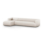 Featuring Augustine Dover Crescent 2-Piece Sectional by Four Hands at Amethyst Home. A dramatically channeled sofa with white linen-blend upholstery offers a crisp, clean look and sumptuous sit. Two-piece sectional with right arm-facing chaise, sized for larger spaces.Left ChaiseOverall Dimensions: 126.00"w x 64.00"d x 26.50"hWeight: 189.59 lbsRight ChaiseO. Amethyst Home provides interior design, new home construction design consulting, vintage area rugs, and lighting in the San Diego metro area.