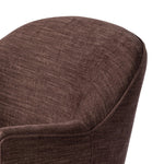 This drum-style, 360-degree swivel chair is covered in a unique plum fabric, with bullion fringe on the bottom for drama.As enthusiasts of wabi sabi design at Amethyst, we love the designer inspired Aurora Fringe Swivel Chair - Laughlin Plum. This item pairs well with other brands such as Surya and is perfect for modern homes Amethyst Home provides interior design, new home construction design consulting, vintage area rugs, and lighting in the Boston metro area.