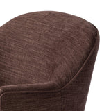 This drum-style, 360-degree swivel chair is covered in a unique plum fabric, with bullion fringe on the bottom for drama.As enthusiasts of wabi sabi design at Amethyst, we love the designer inspired Aurora Fringe Swivel Chair - Laughlin Plum. This item pairs well with other brands such as Surya and is perfect for modern homes Amethyst Home provides interior design, new home construction design consulting, vintage area rugs, and lighting in the Boston metro area.