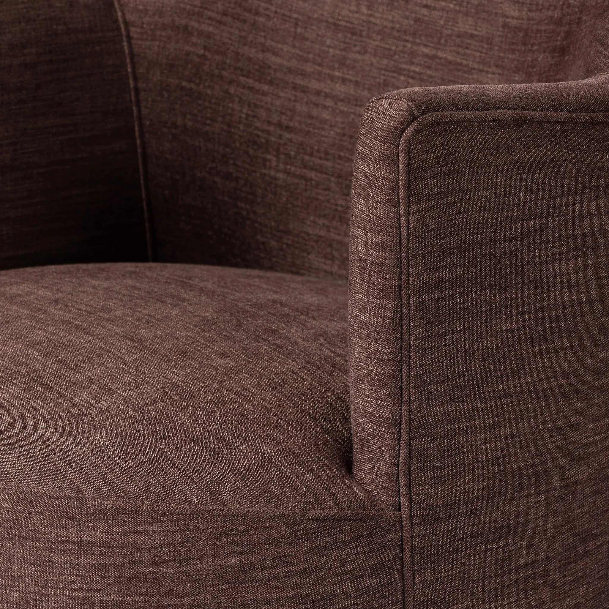 This drum-style, 360-degree swivel chair is covered in a unique plum fabric, with bullion fringe on the bottom for drama.As enthusiasts of wabi sabi design at Amethyst, we love the designer inspired Aurora Fringe Swivel Chair - Laughlin Plum. This item pairs well with other brands such as Surya and is perfect for modern homes Amethyst Home provides interior design, new home construction design consulting, vintage area rugs, and lighting in the Winter Garden metro area.
