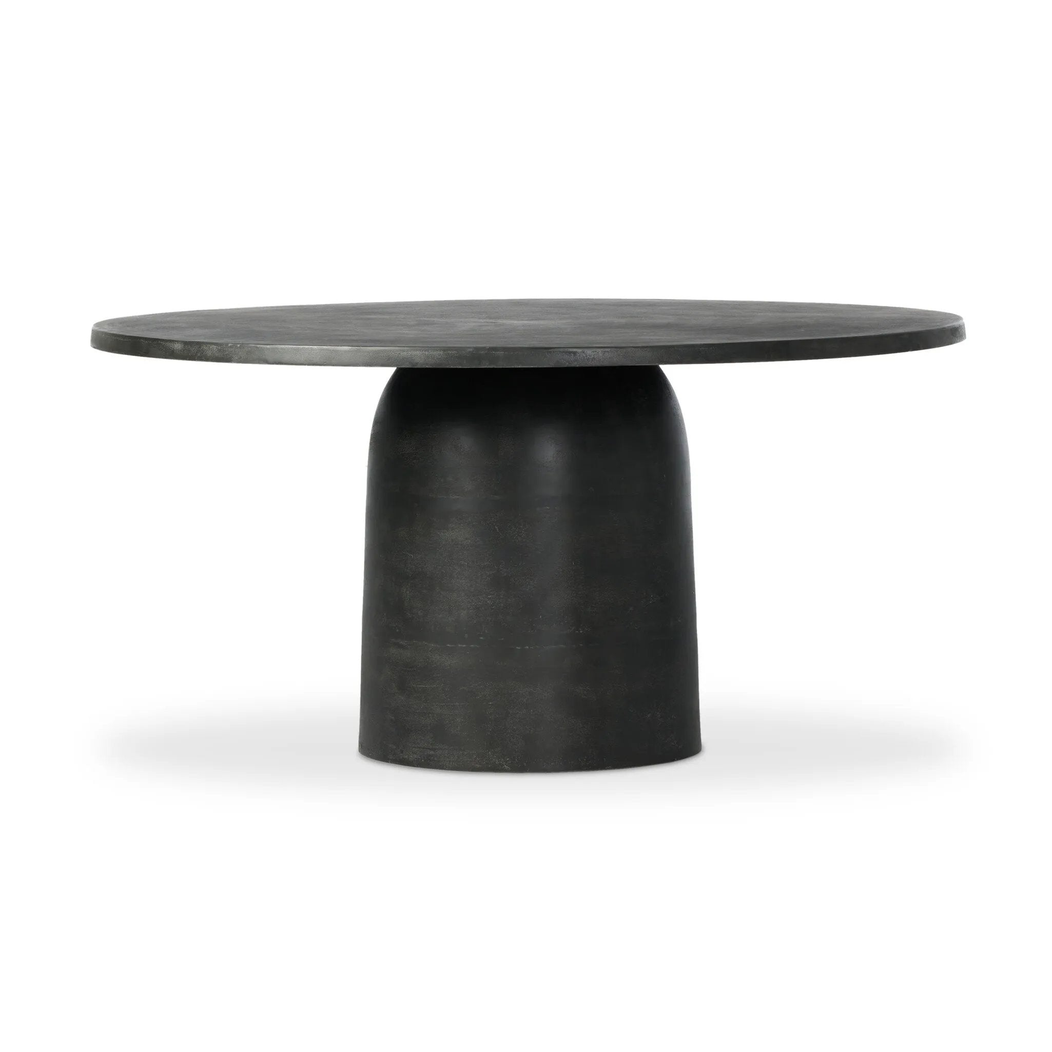 Featuring Basil Aged Grey Outdoor Dining Table by Four Hands at Amethyst Home. This Basil Aged Grey Outdoor Dining Table offers a stylish and durable outdoor dining solution for your space. Crafted with a beautiful aged grey finish, this dining table is not only visually appealing but also able to withstand the elements. With its sturdy construction, it is . Amethyst Home provides interior design, new home construction design consulting, vintage area rugs, and lighting in the San Diego metro area.