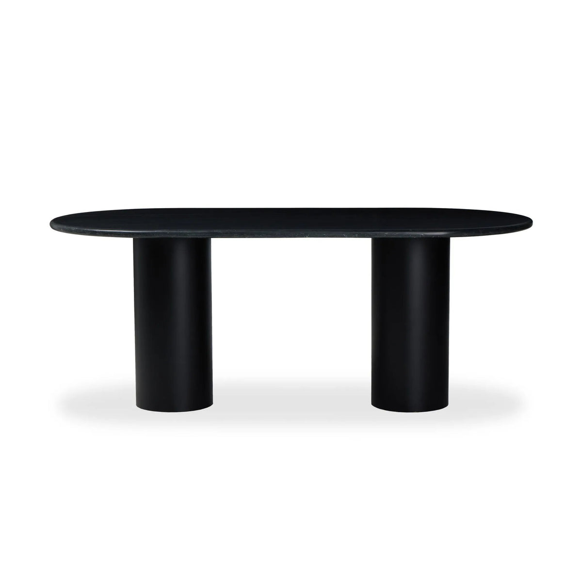 Belle Oval Dining Table - Black Marble | ready to ship!