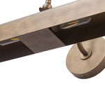 Draw attention to artwork with character-rich lighting that mounts to the wall. Formed from burnished brass iron with a swan neck and articulating shade that's adjustable.As lovers of organic modern materials at Amethyst, we love the warm modern inspired Benno Picture Light. Amethyst Home provides interior design, new home construction design consulting, vintage area rugs, and lighting in the Kansas City metro area.