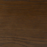 Inspired by aerodynamic-inspired Streamline Moderne style, stacked scalloped reeding wraps this spiced oak nightstand. The result: a beautifully rhythmic, repeated look. With integrated hardware for a clean finish.As lovers of modern aesthetics at Amethyst, we love the warm modern inspired Benny Nightstand - Spiced Oak Veneer. Amethyst Home provides interior design, new home construction design consulting, vintage area rugs, and lighting in the Charlotte metro area.