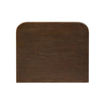 Inspired by aerodynamic-inspired Streamline Moderne style, stacked scalloped reeding wraps this spiced oak nightstand. The result: a beautifully rhythmic, repeated look. With integrated hardware for a clean finish.As lovers of modern aesthetics at Amethyst, we love the warm modern inspired Benny Nightstand - Spiced Oak Veneer. Amethyst Home provides interior design, new home construction design consulting, vintage area rugs, and lighting in the Miami metro area.