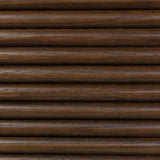 Inspired by aerodynamic-inspired Streamline Moderne style, stacked scalloped reeding wraps this spiced oak nightstand. The result: a beautifully rhythmic, repeated look. With integrated hardware for a clean finish.As lovers of modern aesthetics at Amethyst, we love the warm modern inspired Benny Nightstand - Spiced Oak Veneer. Amethyst Home provides interior design, new home construction design consulting, vintage area rugs, and lighting in the Winter Garden metro area.