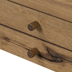 Featuring Bergstrom Warm Natural Oak Veneer Desk by Four Hands at Amethyst Home. Warm up your workspace with this light-finished writing desk of rich character oak. Tapered legs and subtle corner relief details create a simplified look that complements a home office or flex space. Complete with thoughtful touches like built-in cord management, a flip-top o. Amethyst Home provides interior design, new home construction design consulting, vintage area rugs, and lighting in the Washington metro area.