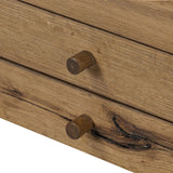 Featuring Bergstrom Warm Natural Oak Veneer Desk by Four Hands at Amethyst Home. Warm up your workspace with this light-finished writing desk of rich character oak. Tapered legs and subtle corner relief details create a simplified look that complements a home office or flex space. Complete with thoughtful touches like built-in cord management, a flip-top o. Amethyst Home provides interior design, new home construction design consulting, vintage area rugs, and lighting in the Washington metro area.