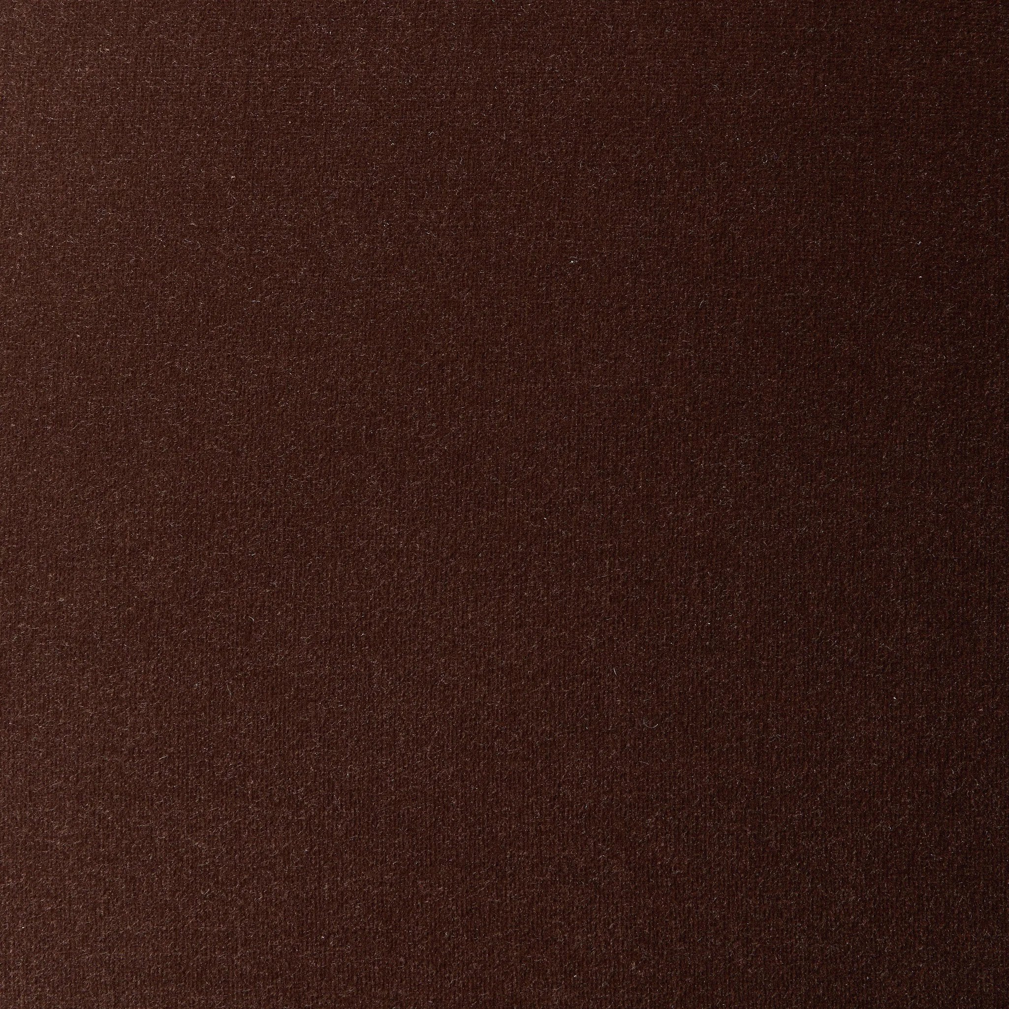 Compact and cozy, this high-back swivel chair with pillow-formed arms features contrast piping outlining its silhouette. Velvety performance fabric in a deep brown hue offers maximum comfort. The base is affixed to a 360-degree swivel for relaxed lounging. Amethyst Home provides interior design, new home construction design consulting, vintage area rugs, and lighting in the San Diego metro area.