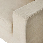 Featuring Bloor Antwerp Natural Slipcover Sofa by Four Hands at Amethyst Home. Enhance the look of your living space with the Bloor 98" - Antwerp Natural Sofas Slipcover Sofa. This high-quality sofa provides comfortable seating and a stylish accent for any room. Made with durable materials, it offers long-lasting use and easy maintenance. 
Overall Dimensions: . Amethyst Home provides interior design, new home construction design consulting, vintage area rugs, and lighting in the Austin metro area.