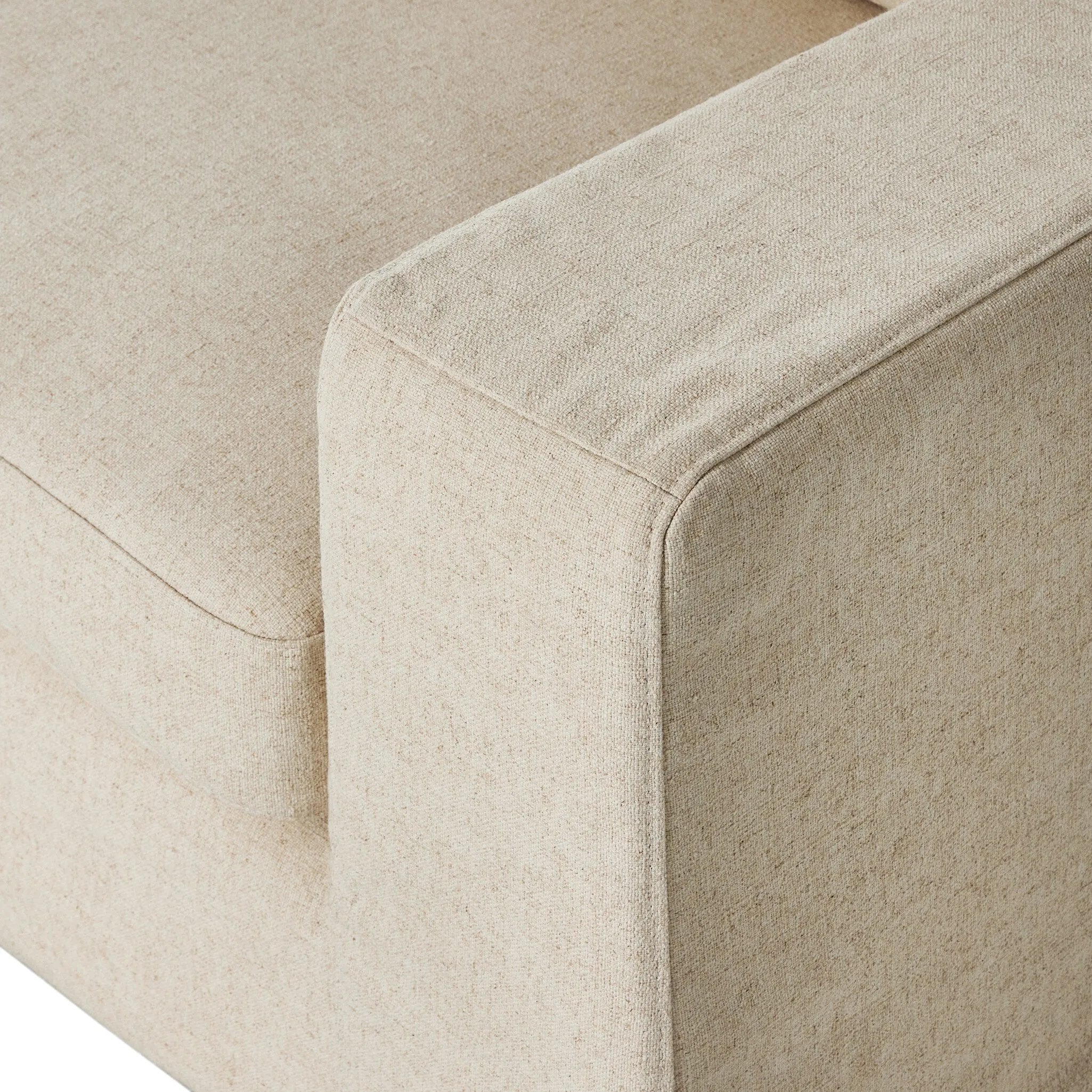Featuring Bloor Antwerp Natural Slipcover Sofa by Four Hands at Amethyst Home. Enhance the look of your living space with the Bloor 98" - Antwerp Natural Sofas Slipcover Sofa. This high-quality sofa provides comfortable seating and a stylish accent for any room. Made with durable materials, it offers long-lasting use and easy maintenance. 
Overall Dimensions: . Amethyst Home provides interior design, new home construction design consulting, vintage area rugs, and lighting in the Austin metro area.