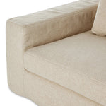Featuring Bloor Antwerp Natural Slipcover Sofa by Four Hands at Amethyst Home. Enhance the look of your living space with the Bloor 98" - Antwerp Natural Sofas Slipcover Sofa. This high-quality sofa provides comfortable seating and a stylish accent for any room. Made with durable materials, it offers long-lasting use and easy maintenance. 
Overall Dimensions. Amethyst Home provides interior design, new home construction design consulting, vintage area rugs, and lighting in the Monterey metro area.