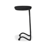 French Deco serves as the inspiration for this outdoor end table, with a C-shape style silhouette for flexible use. The fully cast aluminum shape features a curvy frame and organic-shaped top, with plenty of added visual depth in the finish. Cover or store inside during inclement weather and when not in use. Amethyst Home provides interior design, new home construction design consulting, vintage area rugs, and lighting in the Calabasas metro area.