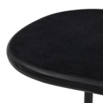 French Deco serves as the inspiration for this outdoor end table, with a C-shape style silhouette for flexible use. The fully cast aluminum shape features a curvy frame and organic-shaped top, with plenty of added visual depth in the finish. Cover or store inside during inclement weather and when not in use. Amethyst Home provides interior design, new home construction design consulting, vintage area rugs, and lighting in the Dallas metro area.