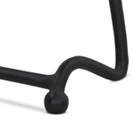 French Deco serves as the inspiration for this outdoor end table, with a C-shape style silhouette for flexible use. The fully cast aluminum shape features a curvy frame and organic-shaped top, with plenty of added visual depth in the finish. Cover or store inside during inclement weather and when not in use. Amethyst Home provides interior design, new home construction design consulting, vintage area rugs, and lighting in the Laguna Beach metro area.